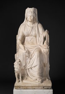 Retrato de una mujer como Cibeles, c.50 d.C.